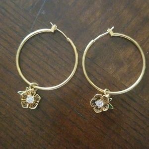 Juicy couture hoop earrings